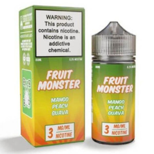 Mango Peach Guava Tobacco Free Nicotine Vape Juice by Fruit Monster