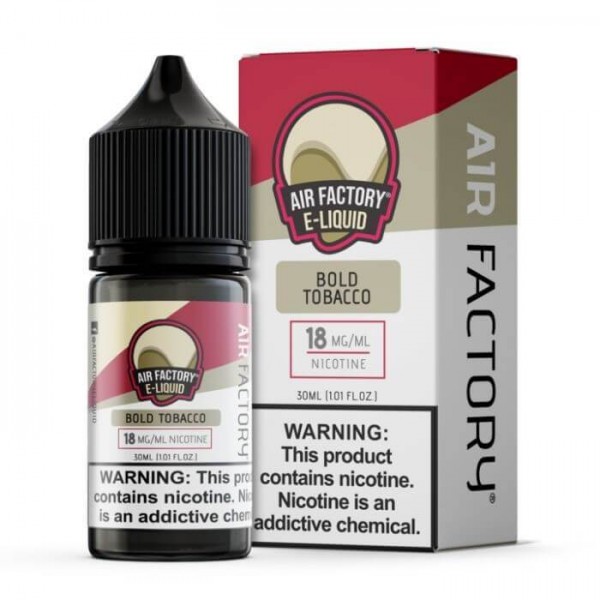 Bold Tobacco Nicotine Salt by Air Factory E-Liquid