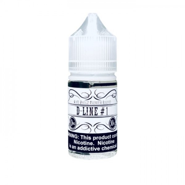 D-Line #1 Tobacco Free Nicotine Salt Juice by Vape Daugz