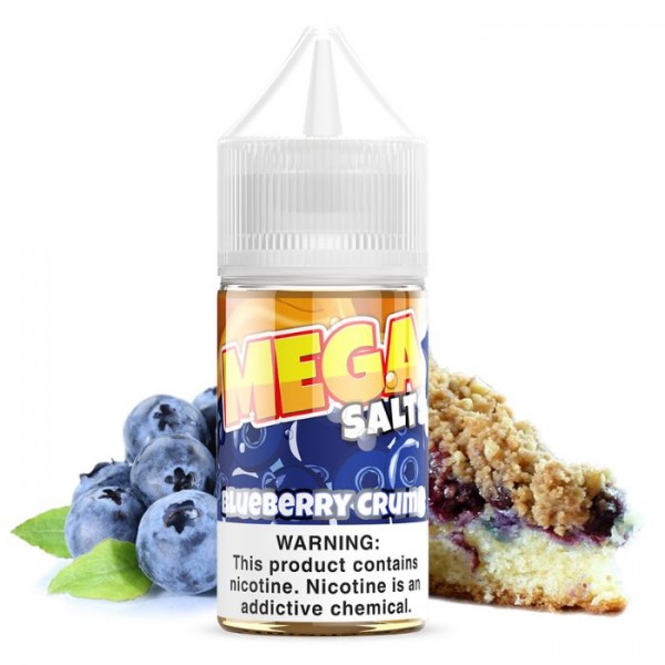 Blueberry Crumb by Mega Nicotine Salt E-Liquids