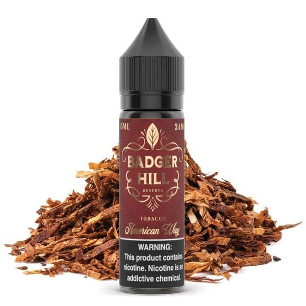 American Way by Badger Hill Reserve Nicotine Salt eJuice
