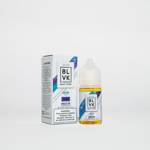 Grape Tobacco Free Nicotine Salt Juice by BLVK Salt Plus