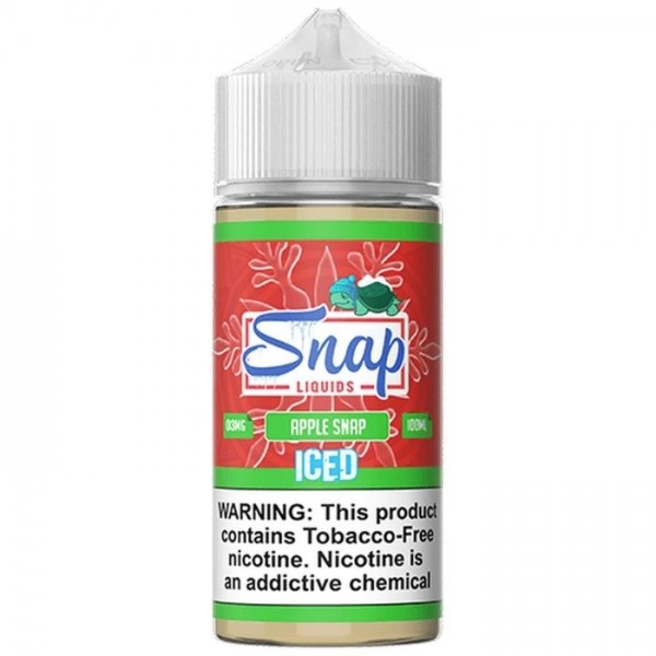 Apple Snap Iced Tobacco Free Nicotine Vape Juice by Snap Liquids