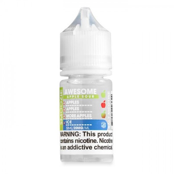 Smoozie Awesome Apple Sour Ice Nic Salt by Apollo E-Liquids