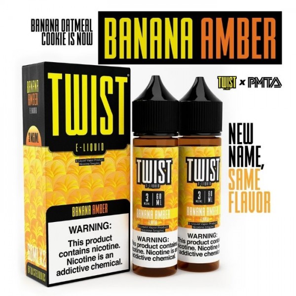 Banana Amber (Banana Oatmeal Cookie) by Twist E-Liquids