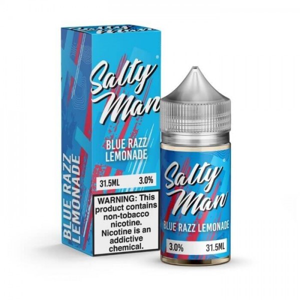 Bluerazz Lemonade Tobacco Free Nicotine Salt Juice by Salty Man