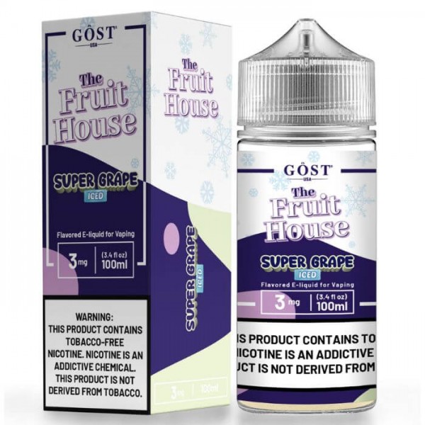 Super Grape Ice E-Liquid by The Fruit House