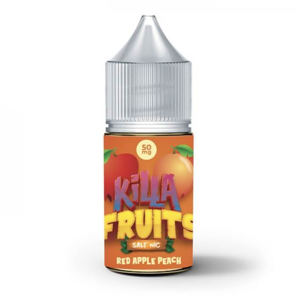 Red Apple Peach Salt Nic by Killa Fruits Nicotine Salt E-Liquid