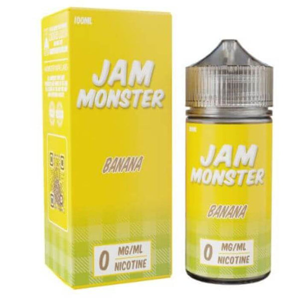 Banana Tobacco Free Nicotine Vape Juice by Jam Monster