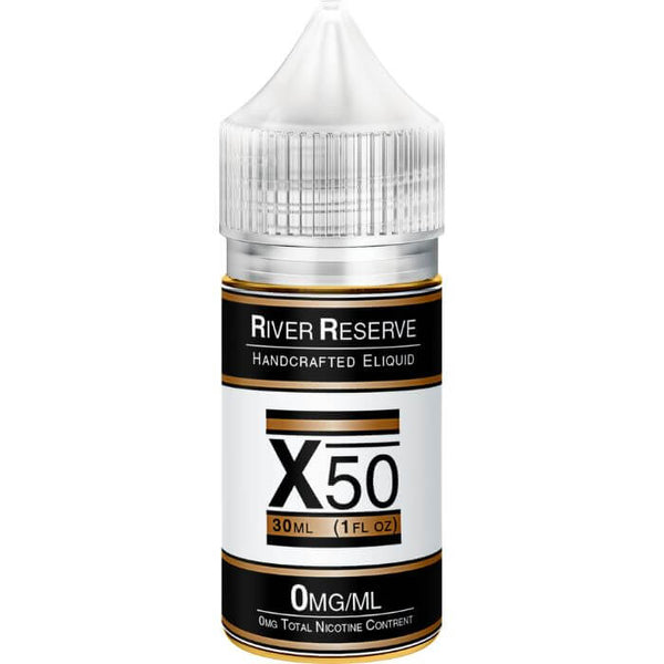 Vanilla Nut Latte X-50 Tobacco Free Nicotine E-liquid by River Reserve