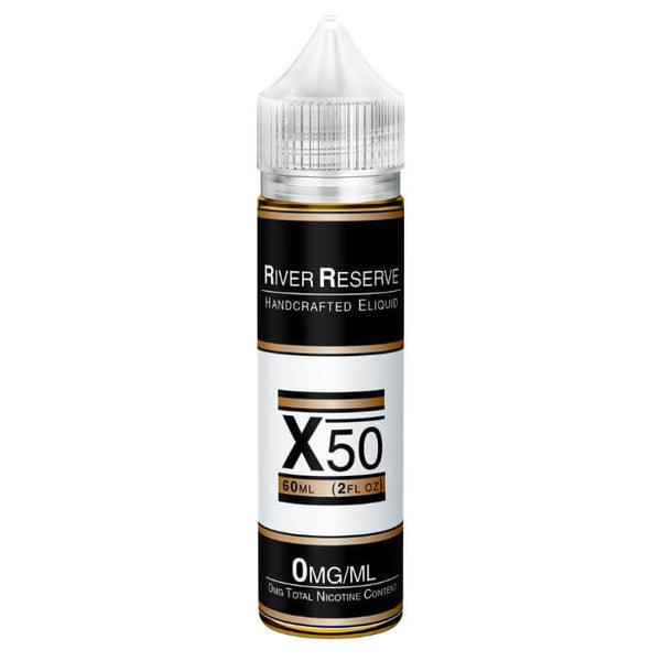 Vanilla Nut Latte X-50 Tobacco Free Nicotine E-liquid by River Reserve