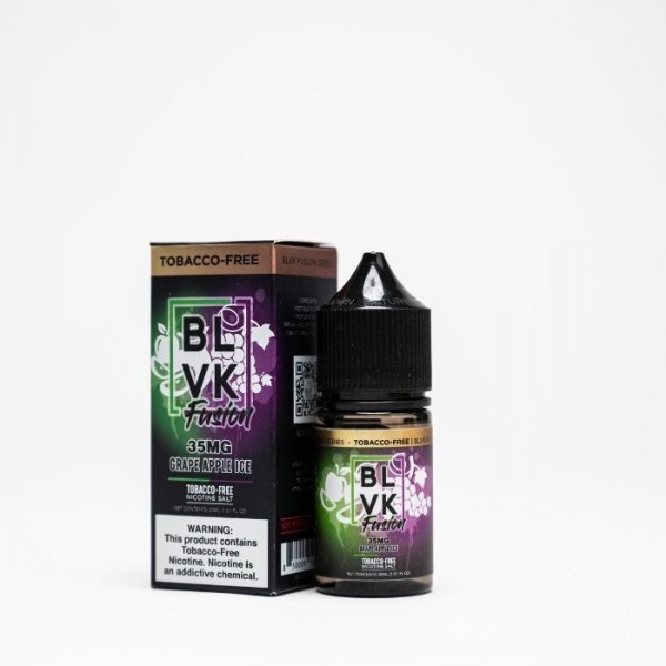 Grape Apple Ice Tobacco Free Nicotine Salt Juice by BLVK Fusion