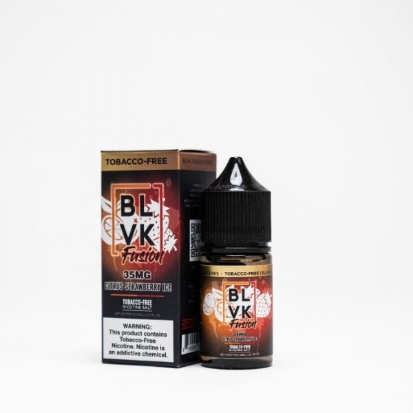 Citrus Strawberry Ice Tobacco Free Nicotine Salt Juice by BLVK Fusion