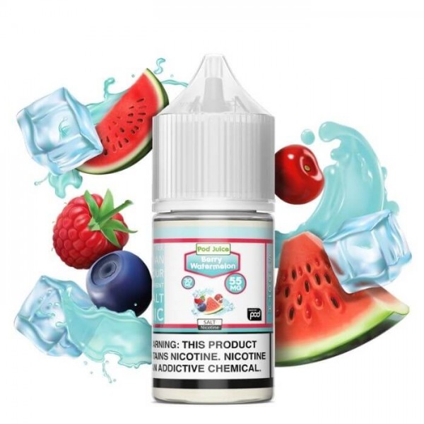 Berry Watermelon by Pod Juice Nicotine Salt E-Liquid