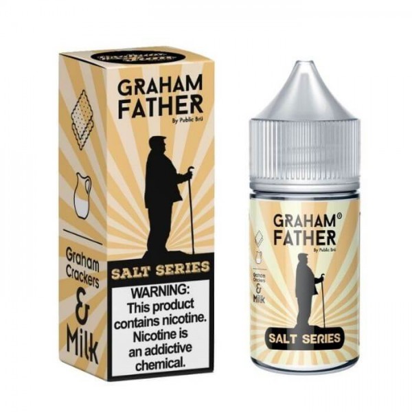 Graham Father Nicotine Salt by Public Bru Gourmet E-Liquids