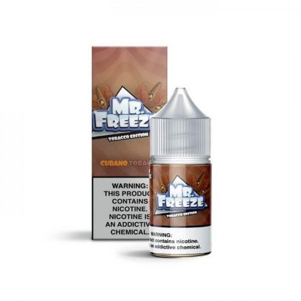 Cubano Tobacco Nicotine Salt by Mr Freeze Tobacco E-Liquid