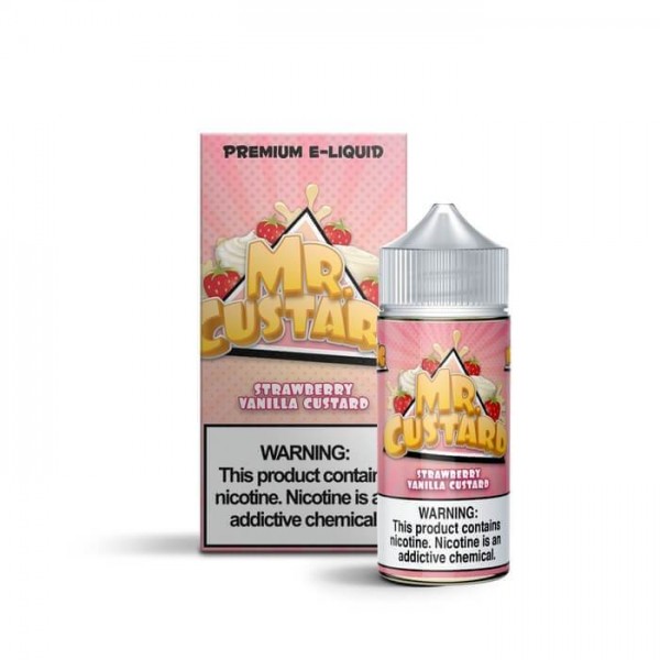 Strawberry Vanilla Custard by Mr. Custard E-Liquids