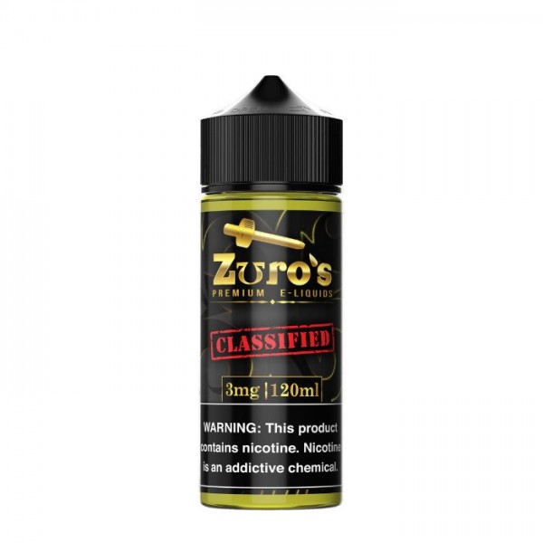 Classified E-Liquid by Zuro’s