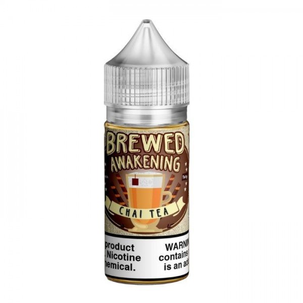 Brewed Awakening Vanilla Chai Tea by Caribbean Cloud Company Nicotine Salt eJuice