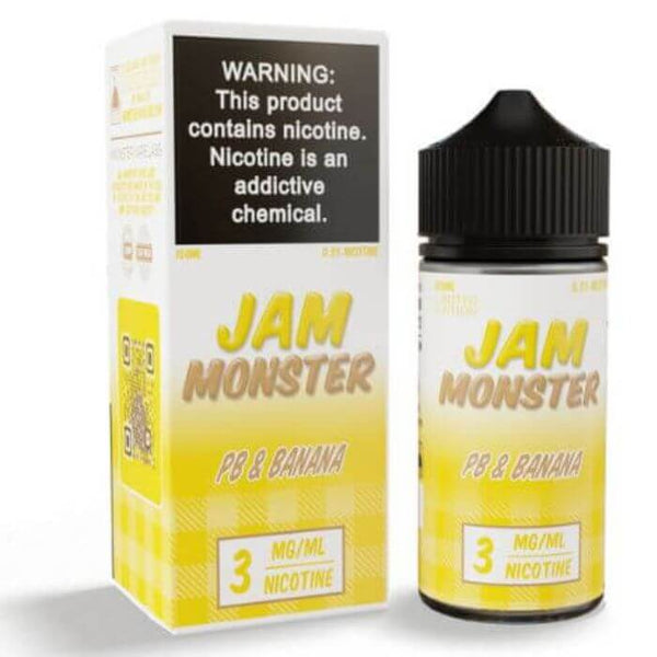 PB & Jam Monster Banana Tobacco Free Nicotine Vape Juice by Jam Monster