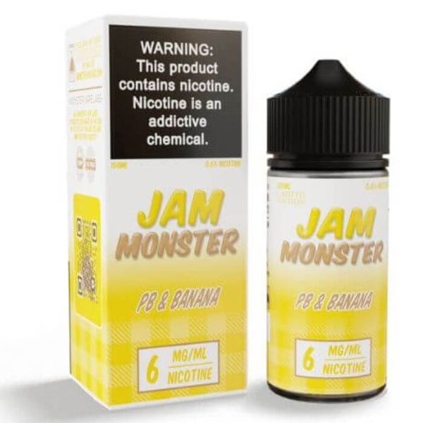 PB & Jam Monster Banana Tobacco Free Nicotine Vape Juice by Jam Monster