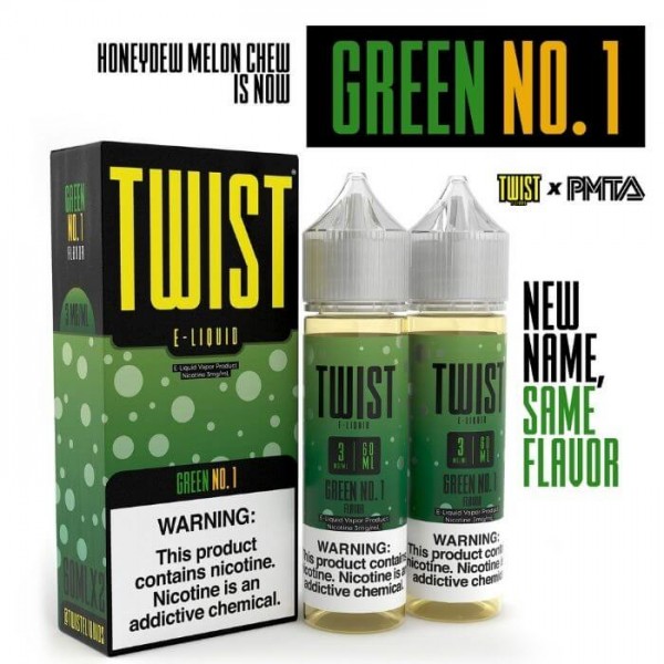 Green No. 1 (Honeydew Melon Chew) by Twist E-Liquids