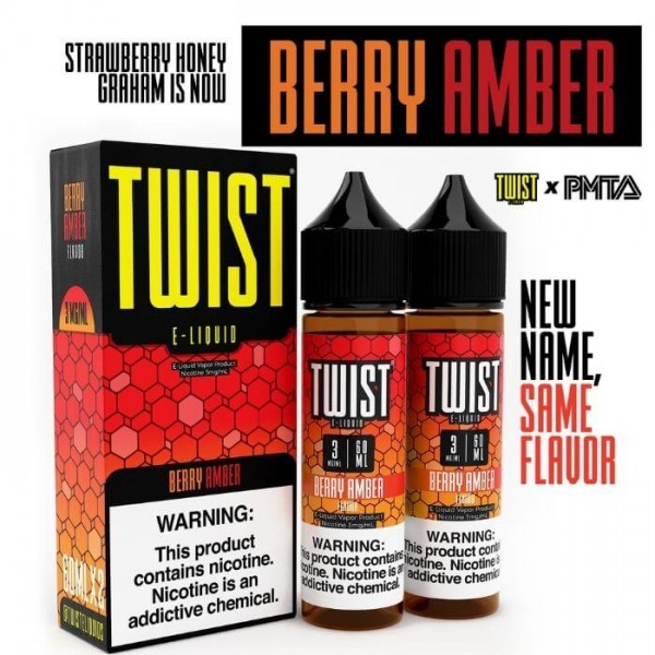 Berry Amber (Strawberry Honey Graham Cookie) by Twist E-Liquids
