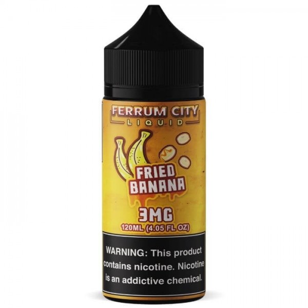 Angry Fried Banana Tobacco Free Nicotine Vape Juice by Ferrum City Liquid