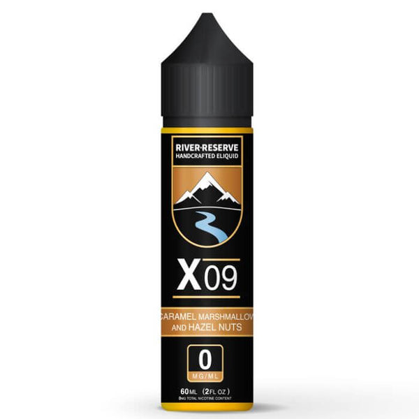 Caramel Cove X-09 Tobacco Free Nicotine E-liquid by River Reserve