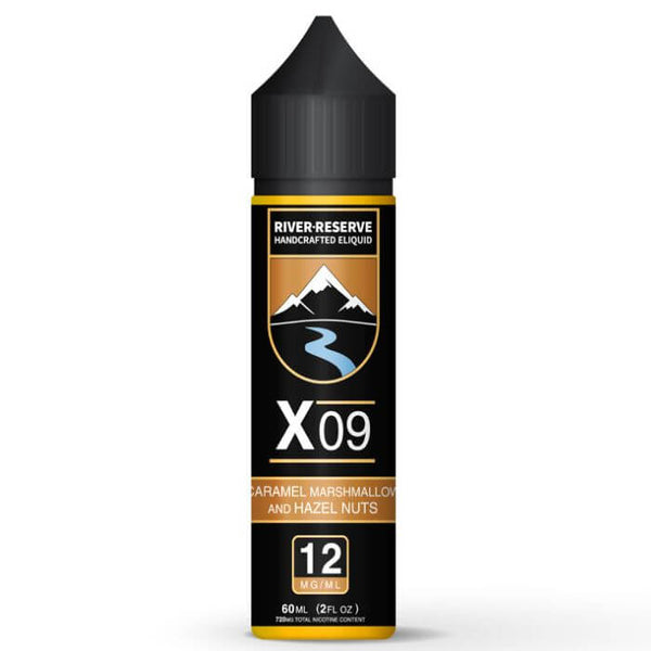 Caramel Cove X-09 Tobacco Free Nicotine E-liquid by River Reserve