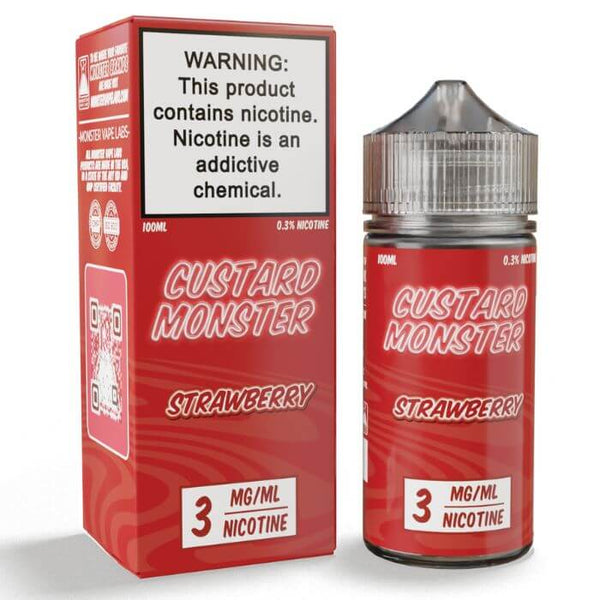 Strawberry by Custard Monster E-Liquid