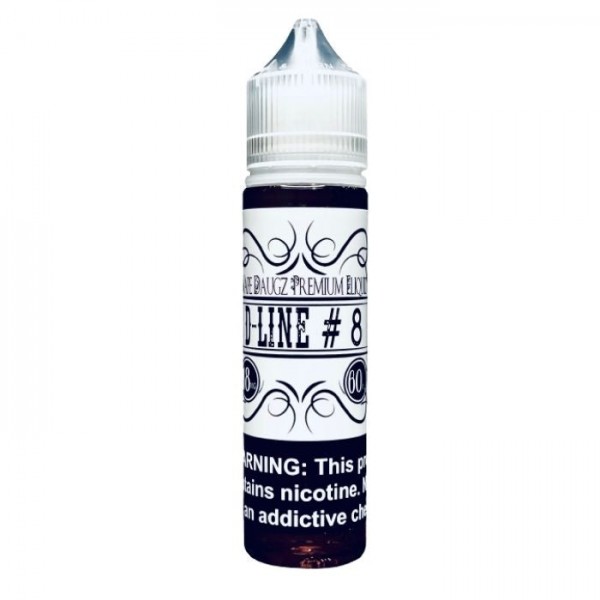 D-Line #8 Tobacco Free Nicotine Vape Juice by Vape Daugz