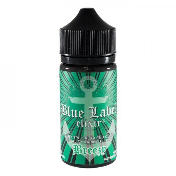 Breezy Synthetic Nicotine Vape Juice by Blue Label Elixir