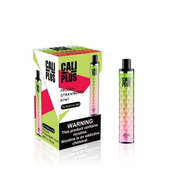 Frozen Strawberry Kiwi Disposable Vape by Cali Plus - 1500 Puffs