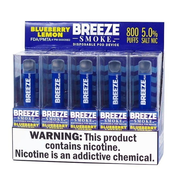 Breeze Disposable Vape 10 Pack - 800 Puffs