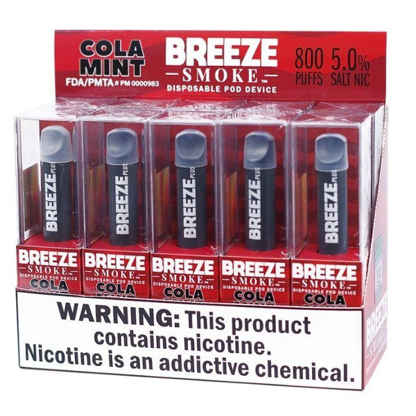 Breeze Disposable Vape 10 Pack - 800 Puffs
