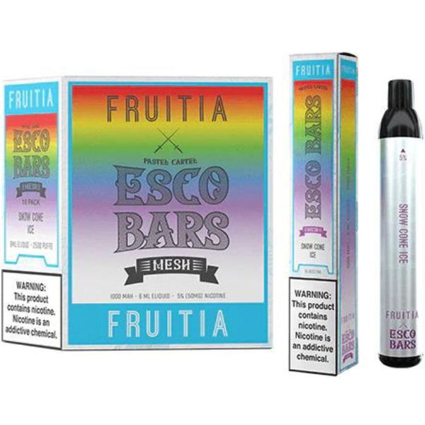 Esco Bars Fruitia Disposable Vape Pen - 2500 Puffs