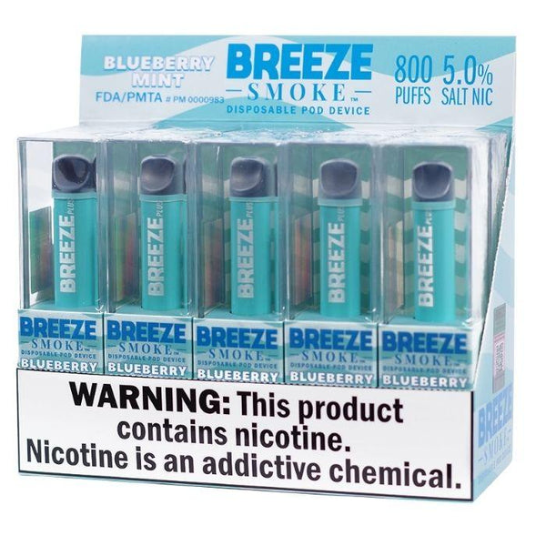 Breeze Disposable Vape 10 Pack - 800 Puffs
