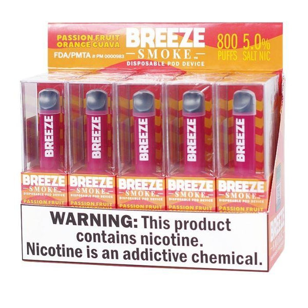 Breeze Disposable Vape 10 Pack - 800 Puffs