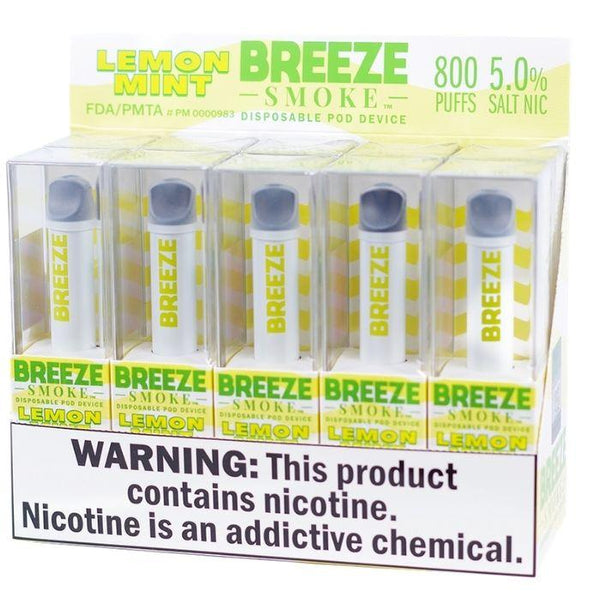 Breeze Disposable Vape 10 Pack - 800 Puffs