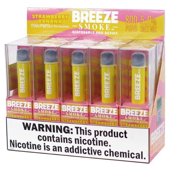 Breeze Disposable Vape 10 Pack - 800 Puffs