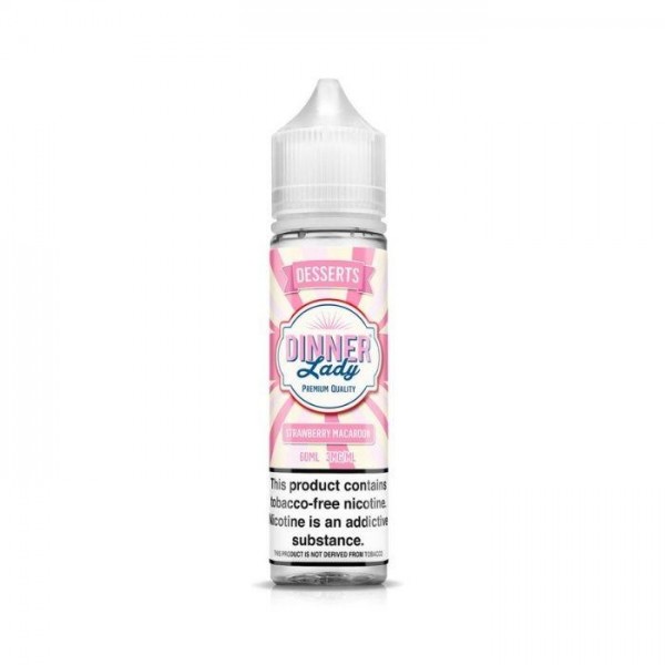 Strawberry Macaroon Synthetic Nicotine Vape Juice by Vape Dinner Lady