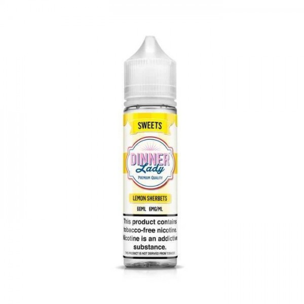 Lemon Sherbets Synthetic Nicotine Vape Juice by Vape Dinner Lady