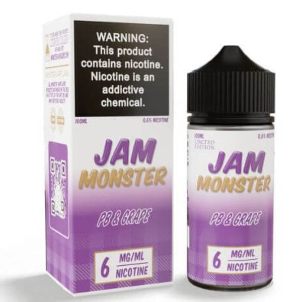 PB & Jam Monster Grape Tobacco Free Nicotine Vape Juice by Jam Monster