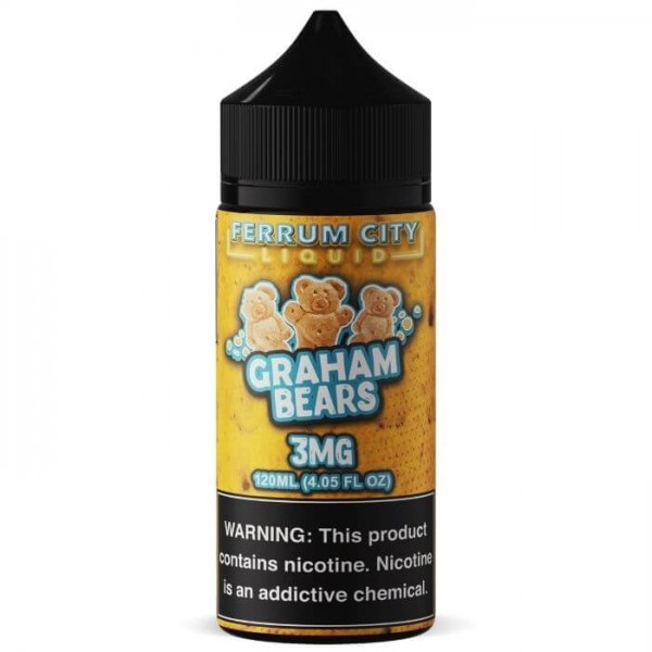 Angry Graham Bears Tobacco Free Nicotine Vape Juice by Ferrum City Liquid