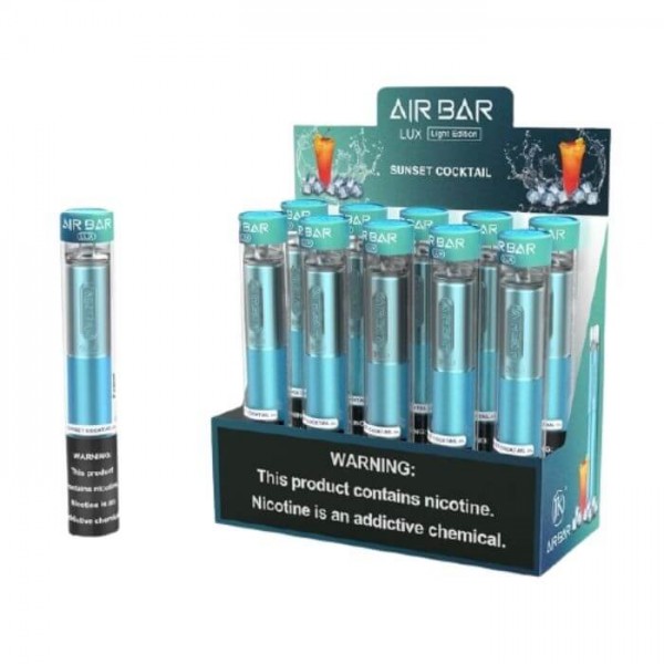 Sunset Cocktail Disposable Vape by Air Bar Lux Light Edition - 1000 Puffs