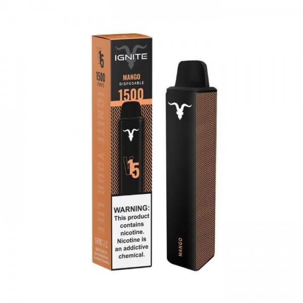 Ignite V15 Mango Disposable Vape Pen - 1500 Puffs