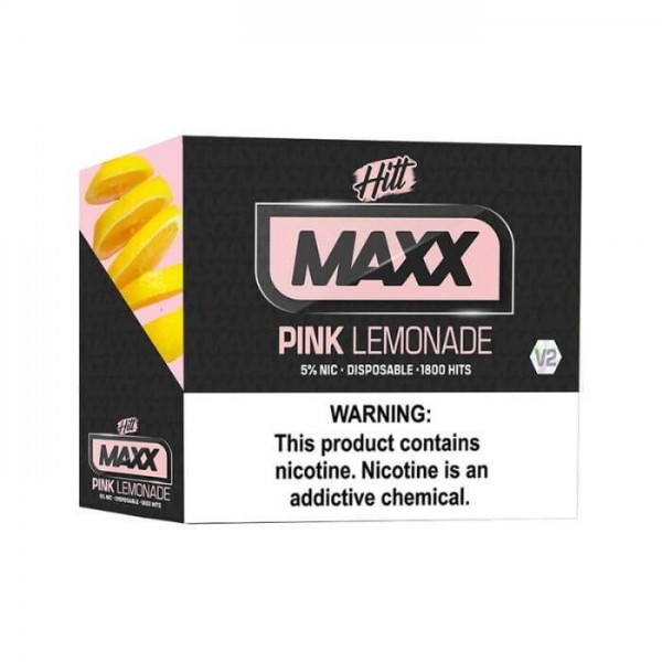 Pink Lemonade Disposable Vape by Hitt Maxx - 1800 Puffs