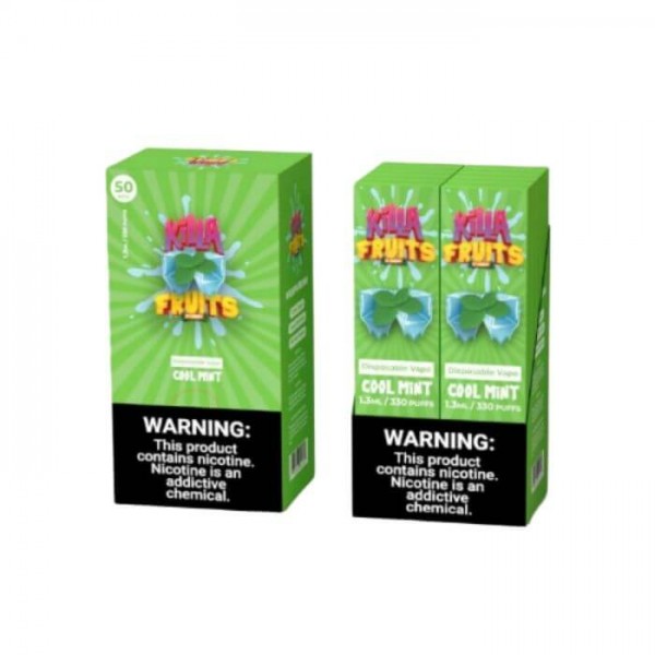 Killa Fruits Cool Mint Disposable Vape - 330 Puffs