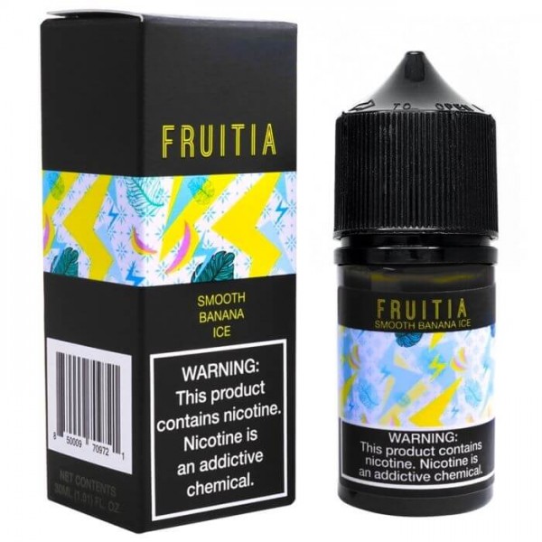 Banana Ice by Fruitia Nicotine Salt E-Liquids